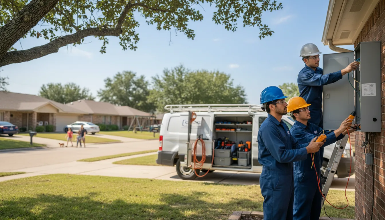 Certified electrician providing emergency electrical services in Story City, IA